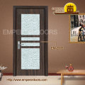 Interior moderno completo MDF laminado PVC porta com vidro